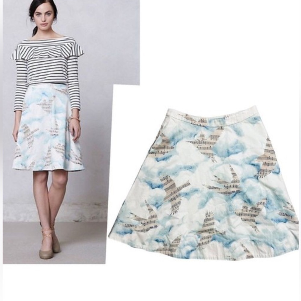 Maeve - Blue and White skirt